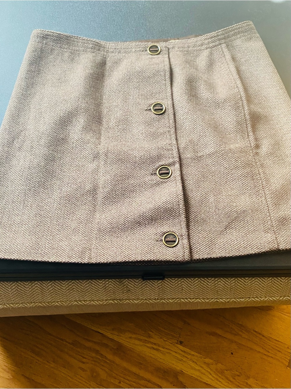 Tweed Prana mini skirt